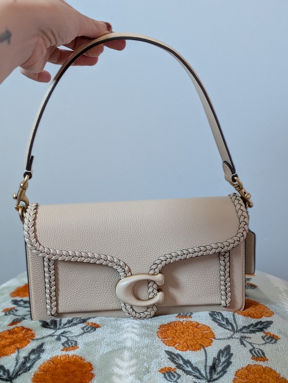 Coach Tabby 26 with Braided Detail | Pristine + Von Maur Receipt, & dust Bag 🤍✨ - Picture 2 of 12